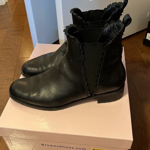 Browns Couture black leather boots - Picture 2 of 4